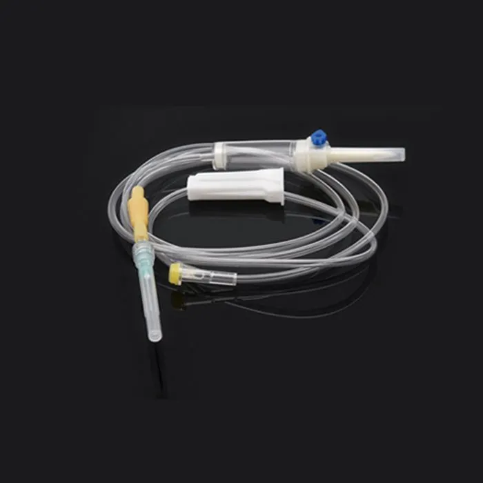 Одноразовий інфузійний набір з крапельницею